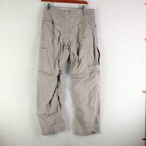 Kuhl Liberator Convertible Pants Mens 32x30 Gray Stealth Zip Off Hiking Outdoor - Picture 4 of 11